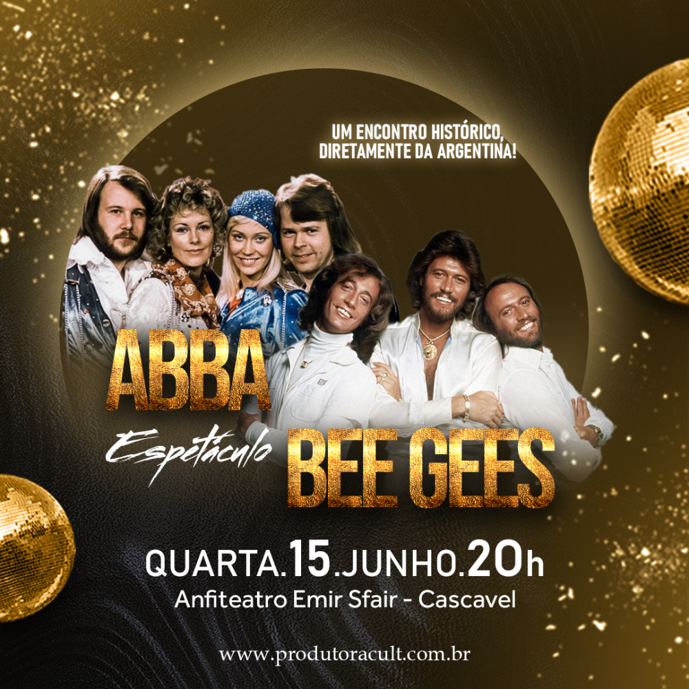 Espetáculo ABBA & BEE GEES Argentina [Cascavel]