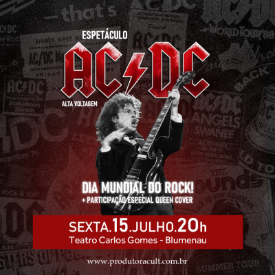 Espetáculo AC/DC - Dia Mundial do Rock [Blumenau]