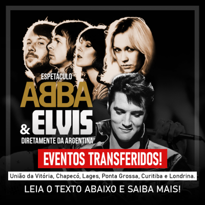 Espetáculo ABBA, ELVIS & BEE GEES [Ponta Grossa]